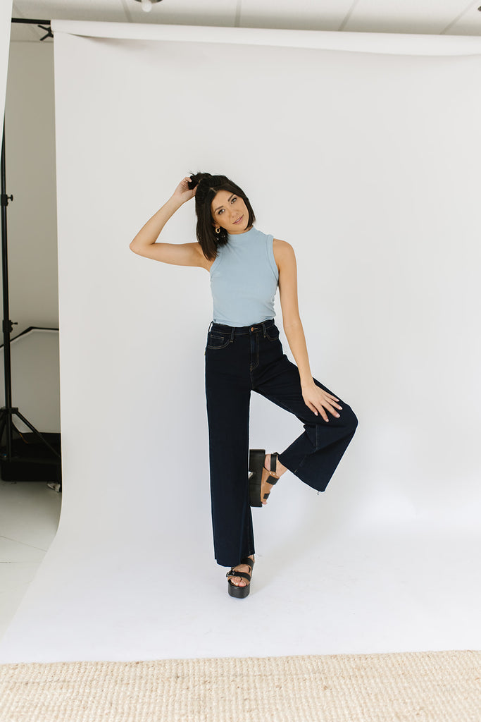 across the universe wide leg denim