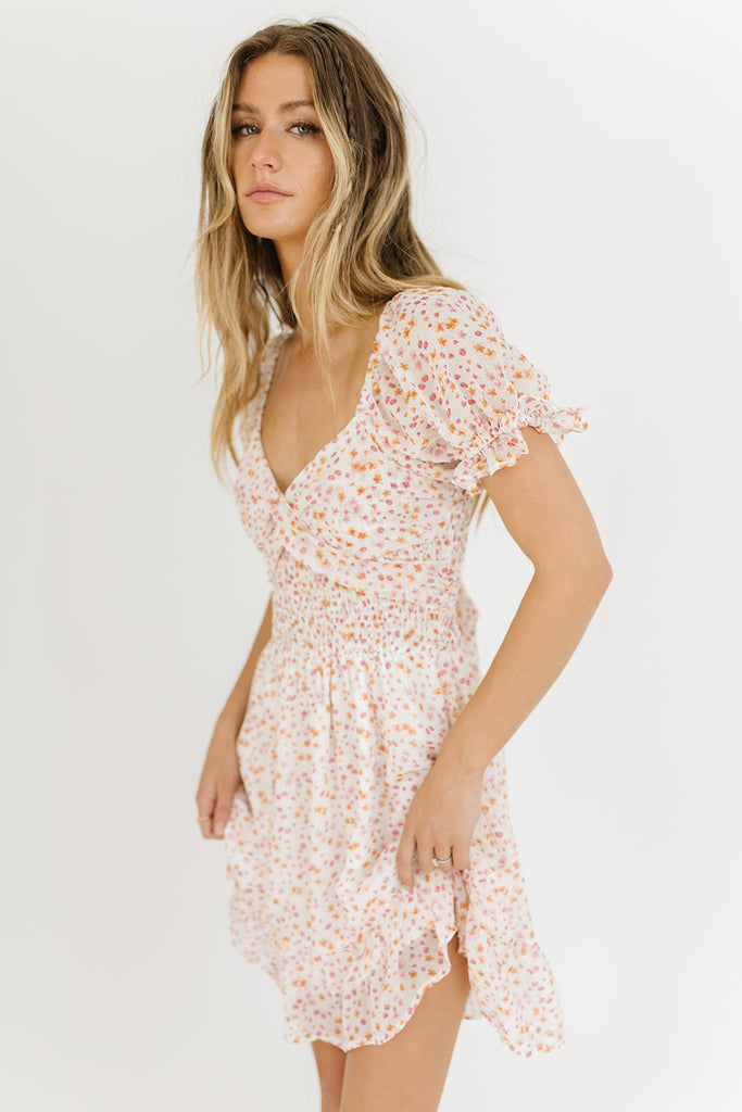 southern bell floral dress