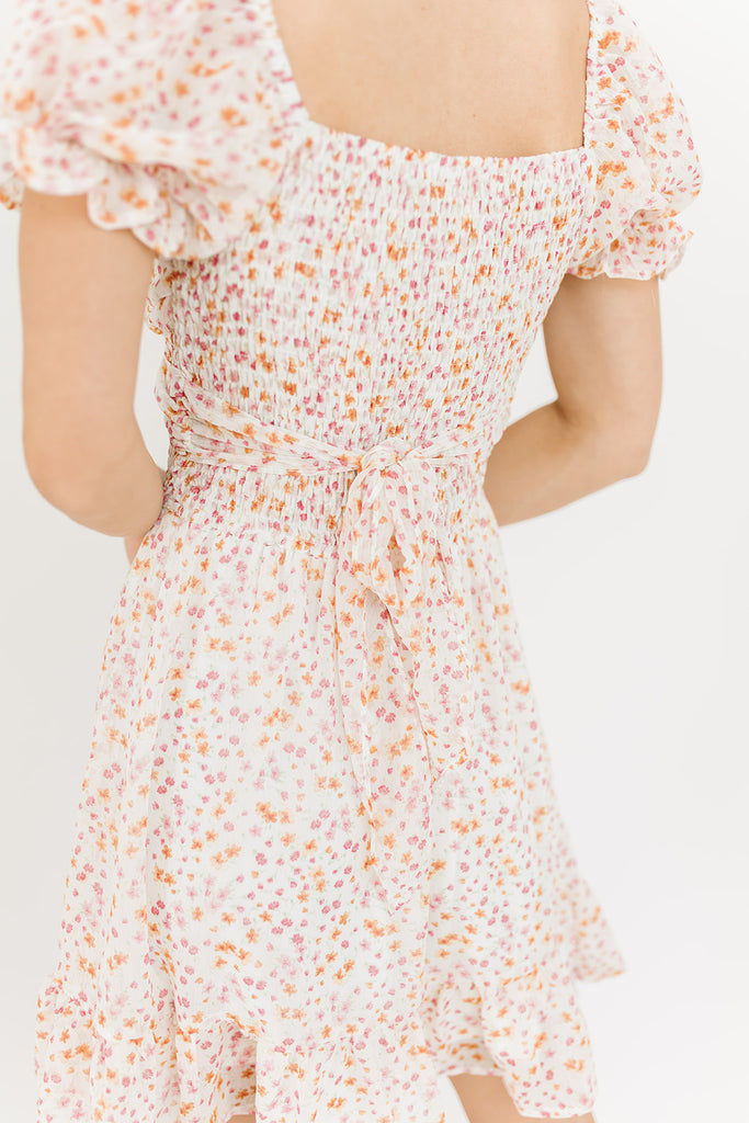 southern bell floral dress