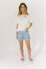 say yes denim shorts