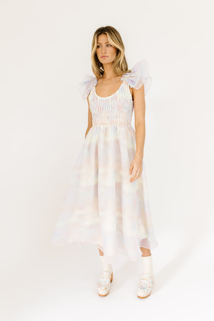 ember midi dress // cotton candy