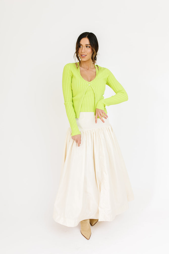 theresa ribbed top