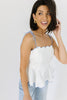 tara scalloped tank