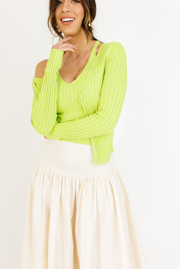 theresa ribbed top