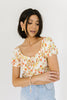 dorothy puff sleeve floral top