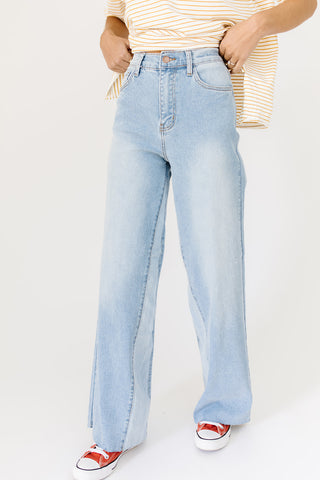 camelot wide leg denim