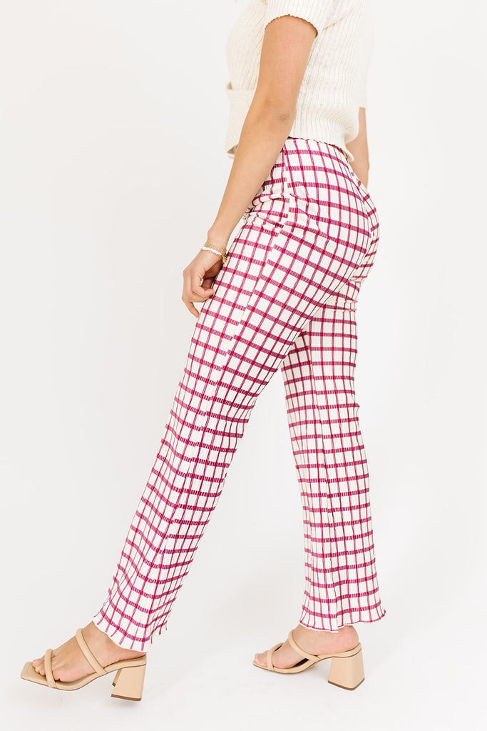 isabella plaid pants