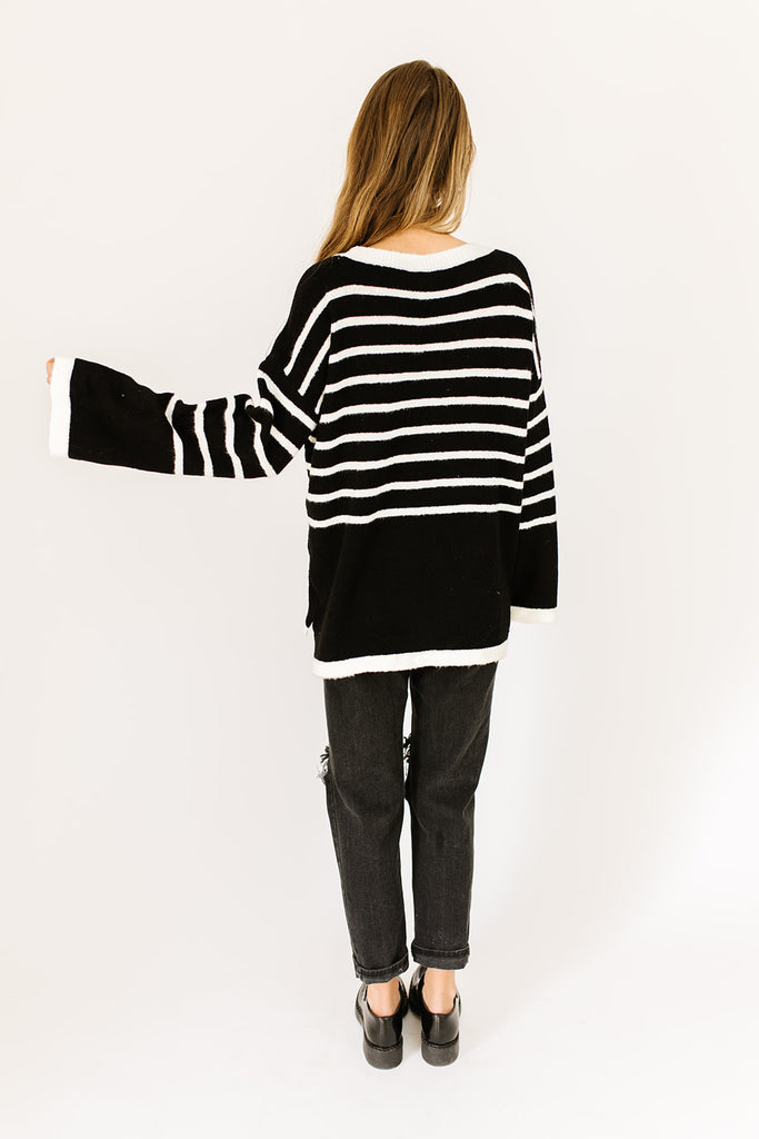 essentially striped sweater