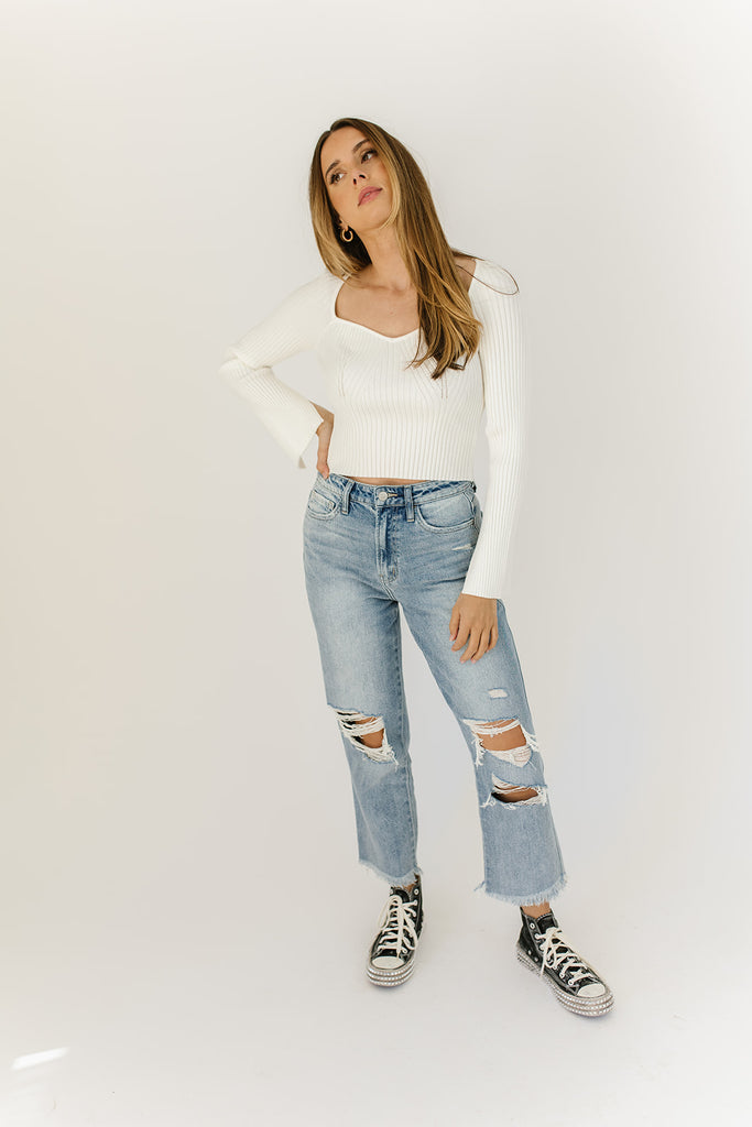 maximum effort knit top
