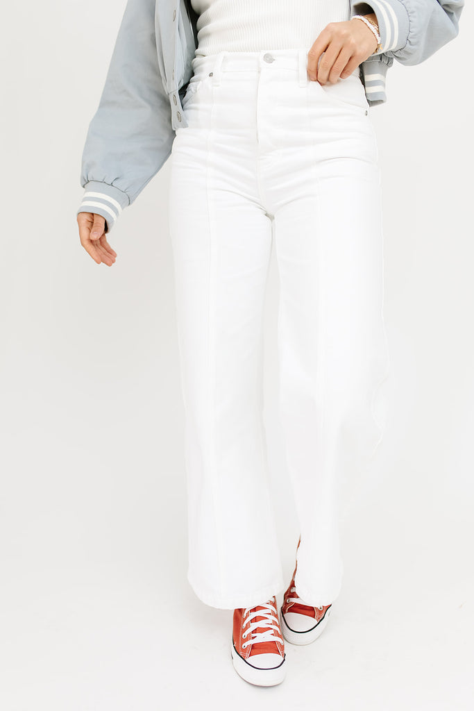 uptown wide leg denim