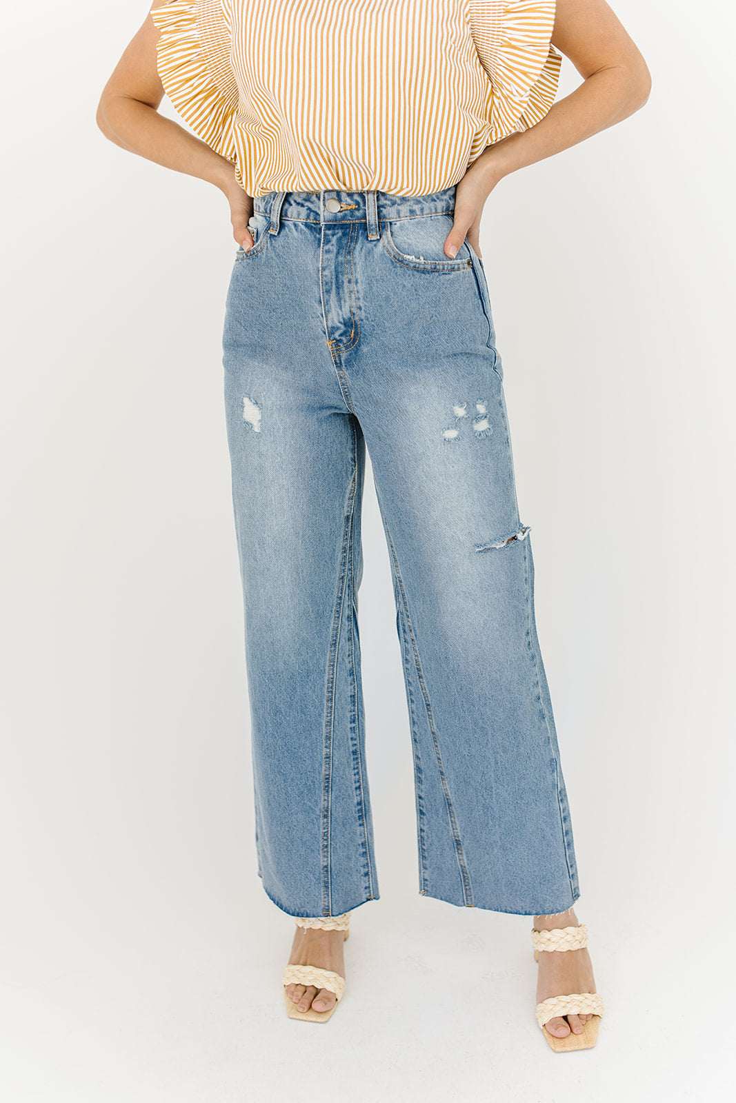 AOURE FUNCTION DENIM SLACS 2025SS ホワイト FUNCTION DENIM SLACS(ロングパンツ)｜ボトムス｜AOURE