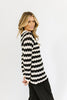 hazel striped crochet sweater