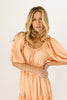 daymaker dress // peach *zoco exclusive*