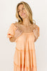 daymaker dress // peach *zoco exclusive*