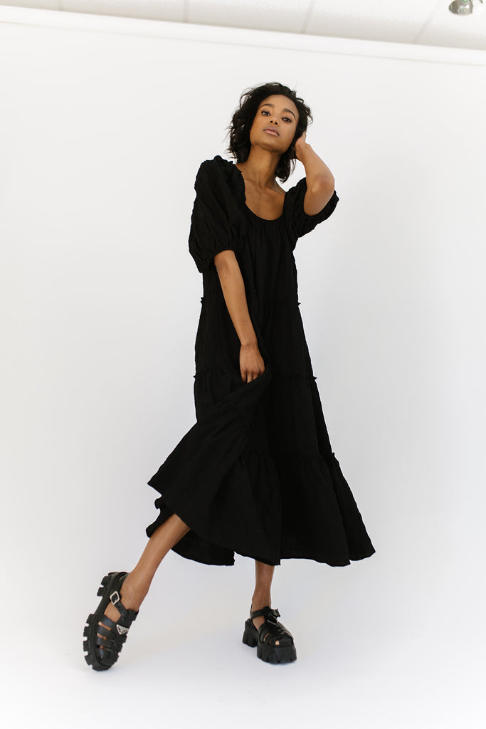 daymaker dress w/pockets // black *zoco exclusive*