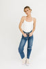 joey ribbed bodysuit // white