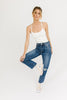 joey ribbed bodysuit // white