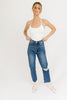 joey ribbed bodysuit // white