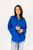 mallory button up // cobalt blue *restocked*