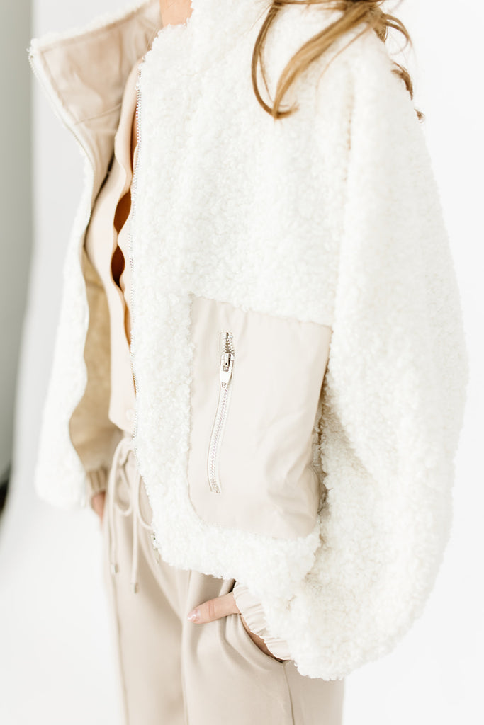 girl like you sherpa jacket