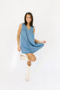 chessy denim mini dress
