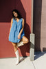 chessy denim mini dress