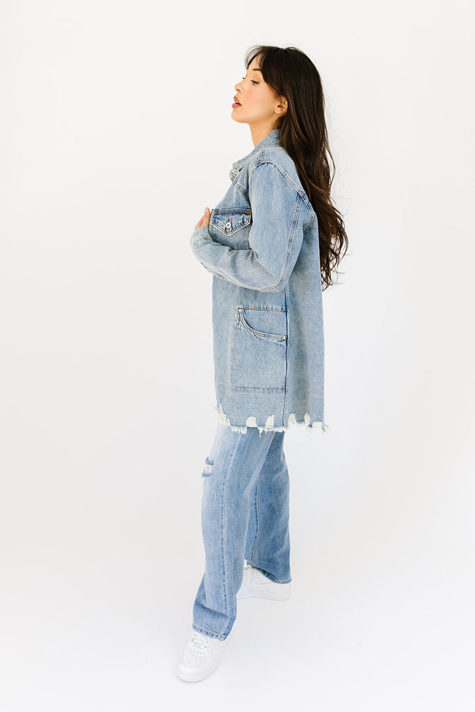 talk to me denim jacket