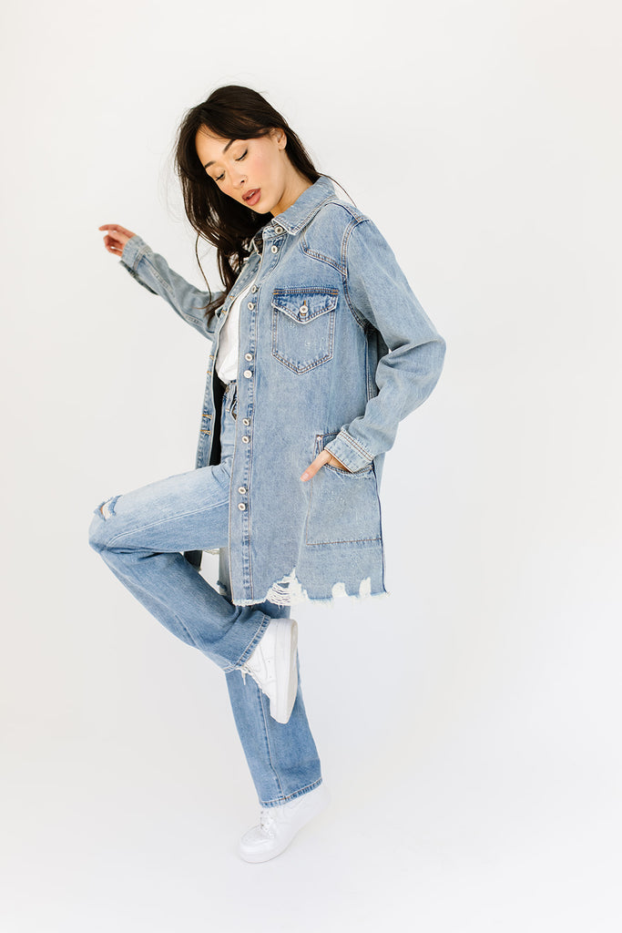 talk to me denim jacket