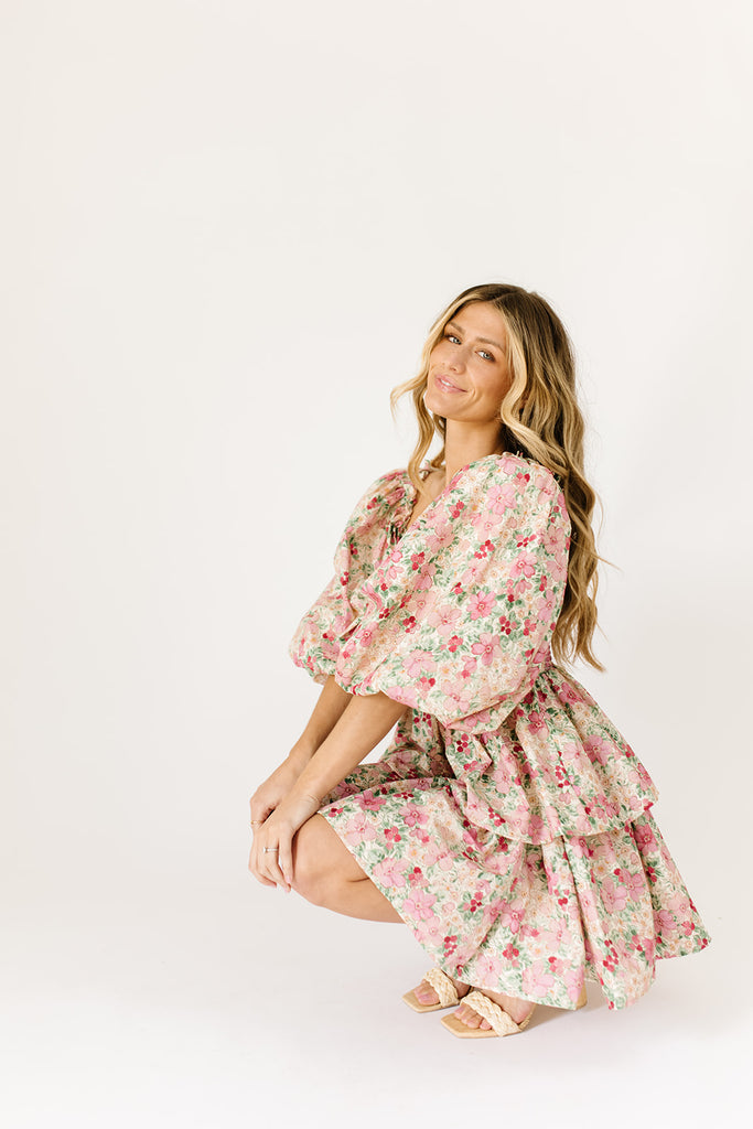 country club puff sleeve dress *restocked*