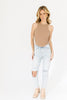 no lies ribbed tank // cocoa