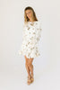 poppy mini dress // cream