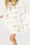 poppy mini dress // cream