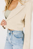 on my mind cropped blazer