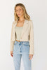 on my mind cropped blazer