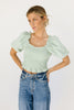nina smocked top