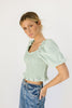 nina smocked top