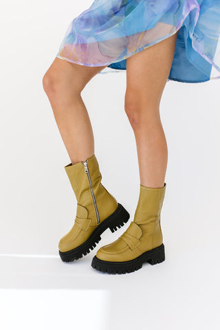 ruby platform ankle boots in celeste blue // free people