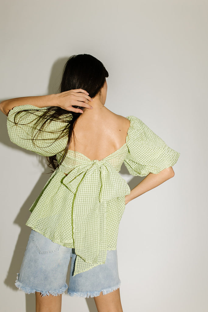 riri gingham top