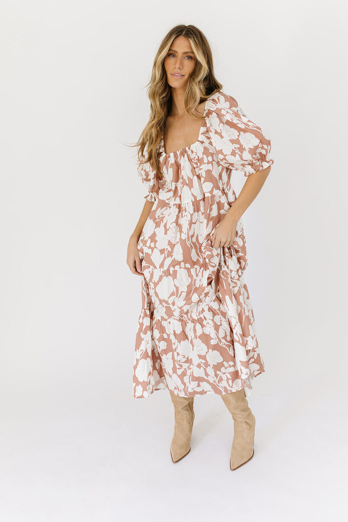 daymaker dress // pink floral *luxe*