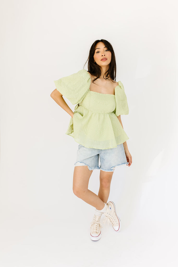riri gingham top
