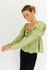 work day puff sleeve top