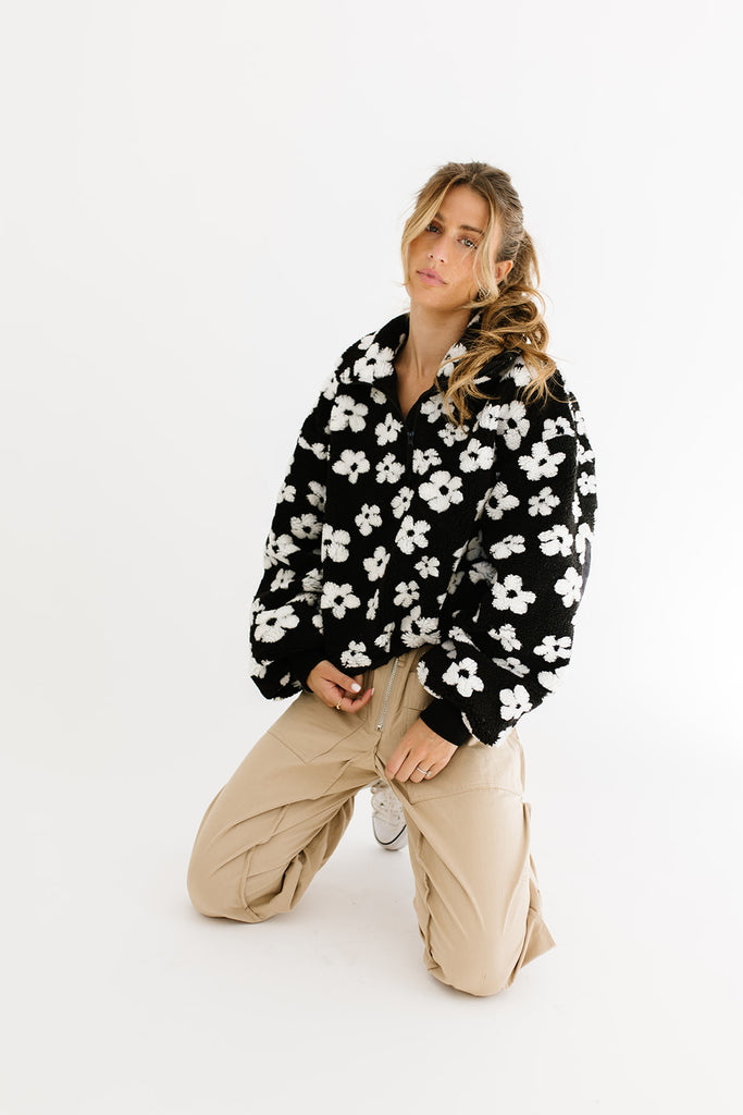 daisy darling fleece pullover