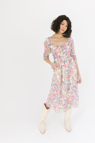kora floral tank dress