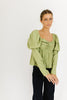 work day puff sleeve top