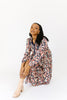 gather floral maxi dress