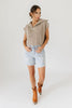 long story denim shorts