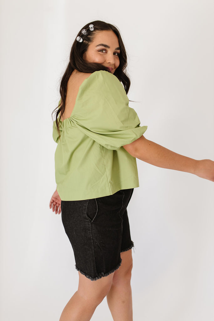 serendipity top // green