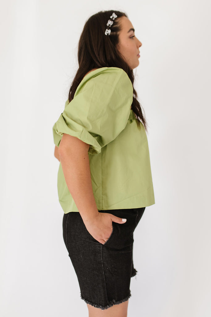 serendipity top // green