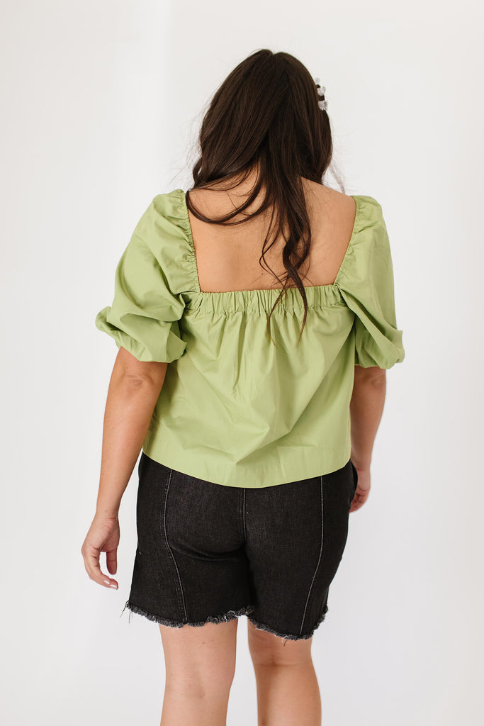 serendipity top // green