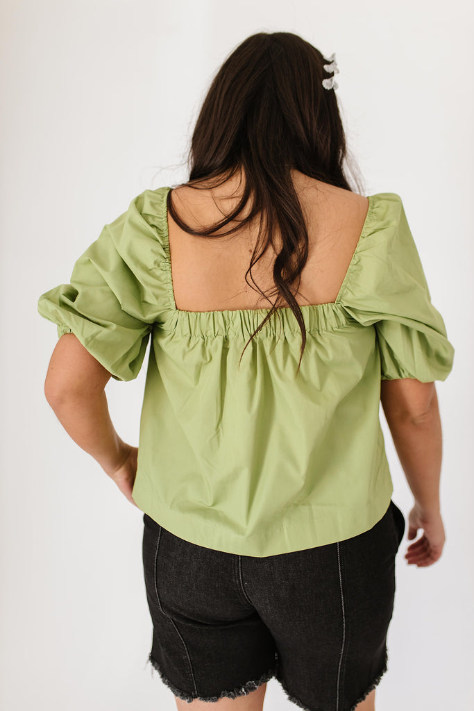 serendipity top // green